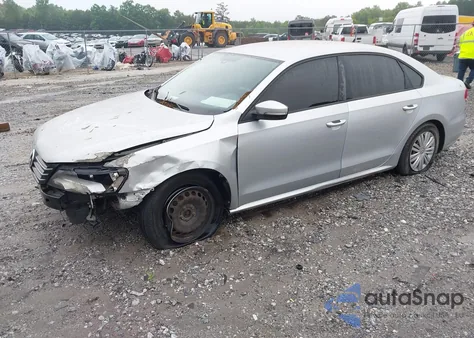 2014 Volkswagen Passat 1.8T S from USA, damaged, VIN 1VWAS7A32EC024805